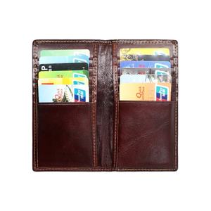 Portefeuille long en cuir huilé AndoBag avec protection RFID antivol pour homme, pochette tendance, porte-cartes multifonction - Product Image 4