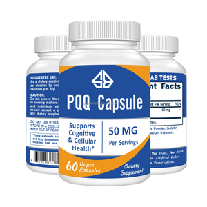 Cápsulas de PQQ (Piroloquinolina Quinona) OEM de 50 mg, suplemento para el apoyo inmunológico celular, la salud cerebral, la energía y el corazón para MUJERES - Product Image 2