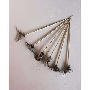 Ustensiles argentés de qualité supérieure, brochettes pour grillades et présentation - Product Image 4