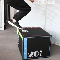 Спортивная мягкая плиометрическая коробка 3 в 1 для прыжков