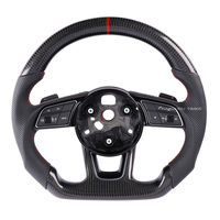 Volant sport A4 B9 Paddle Shift en fibre de carbone compatible avec audi A3 A4 A4L Avant Allroad A5 A6L A7 Q2L Q3 Q5 Q5L Q7