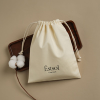 Vente en gros de pochettes en toile personnalisées avec logo, 8 oz, écologiques, avec cordon de serrage, pour bijoux, cadeaux, cosmétiques, accessoires, emballage, MOQ 100 pièces