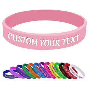 Pulsera de Silicona Personalizada con el Arcoíris del Orgullo, para Eventos, Recaudación de Fondos, Concientización y Apoyo, Tallas para Adultos y Niños - Product Image 1
