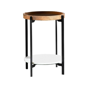 Elegant Natural Solid Wooden <b>Side</b> <b>Table</b> Premium Craftsmanship Stylish Accent Furniture For Bedroom Living Room - Product Image 3