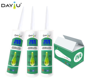 JY978 Mastic silicone neutre résistant à la moisissure et aux champignons pour zones à forte humidité/température, spécialisé pour salles de bain et éviers de buanderie - Product Image 4