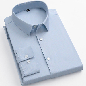 Camicie <span class=keywords><strong>da</strong></span> <span class=keywords><strong>Uomo</strong></span> Formali Antipiega in Cotone con Bottoni Personalizzate ODM - Product Image 6