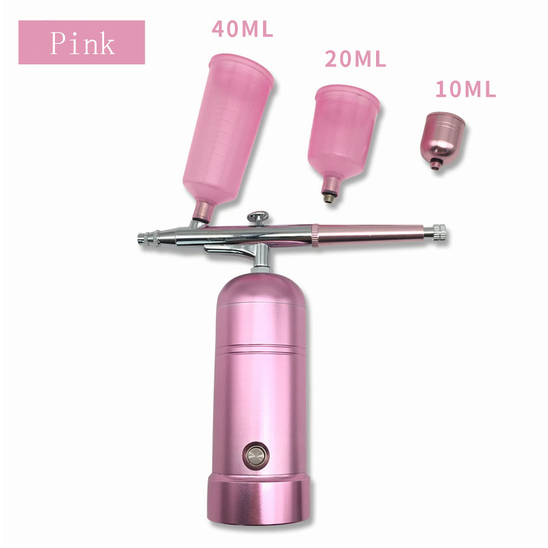 Cordless Airbrush Facial Oxygen Machine Serum Toner Nano Mist Sprayer Facial Mister Device Ladys Gifts Skin Care Tool