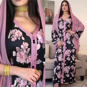 Nueva Llegada Ropa Familiar Musulmana Abaya Vestido Musulmán para Mujer 2023 Dubai Ropa a Juego para Madre e <span class=keywords><strong>Hija</strong></span> - Product Image 4