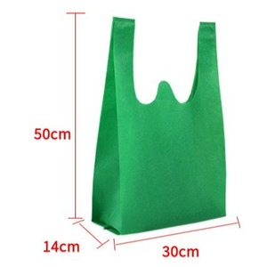 Bolsa de Compras Reutilizable de Alta Calidad con Corte en W, Bolsa de Tela No Tejida, Ecológica, con Logotipo Personalizado, para Supermercado - Product Image 2