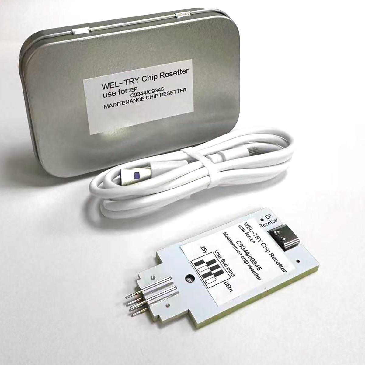 WEL-TRY C9345 9344 чип-перезагрузчик для Epson L15160 L8050 WF-7840/7820/7830/7845/L3550 принадлежности для принтера