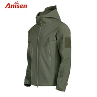Veste Softshell imperméable respirante à capuche pour homme, taille plus, chaude pour l'hiver, vente chaude, OEM