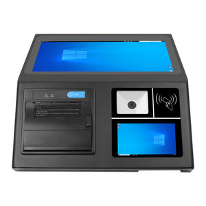 Terminal de point de vente Android 11,6 pouces avec imprimante intégrée, scanner d'identification automatique, NFC, écran secondaire 4,3 pouces, Wi-Fi intégré - Product Image 1