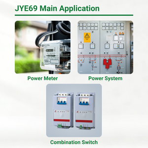 Relé de Enclavamiento E69 CQC TUV RoHS 90A 100A JYE69-90-1AT-L1-260-DC6V, Medidor de Potencia, Sistema de Potencia, Interruptor Combinado, Condensador Inteligente - Product Image 3
