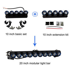 Barra de luz LED Modular para conducción todoterreno, accesorio de iluminación de 32 pulgadas, <span class=keywords><strong>4x4</strong></span> - Product Image 4
