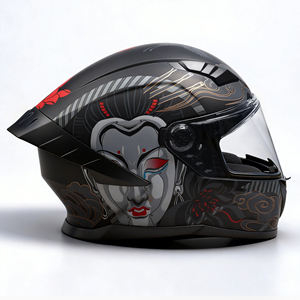 Helm Sepeda Motor SIGOTECH Unisex Full <span class=keywords><strong>Face</strong></span> dengan Modularitas ABS Ganda, Perlengkapan Keselamatan Baru untuk Moto Motocross Termasuk Visor Ganda - Product Image 5