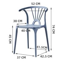 Stabiele, duurzame, stapelbare, armloze, makkelijk te reinigen, waterdichte, moderne, elegante, comfortabele banketstoel voor gebruik in hotels, evenementen en feesten.