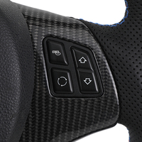Volant personnalisé en cuir semi-perforé et fibre de carbone pour BMW Série 3 E82 E87 E88 M3 E90 E91 E92 E93 X1 E84 X5 E70