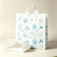 Sac en plastique PE épaissi avec poignée, matériau de qualité alimentaire, spécial pour les courses au supermarché