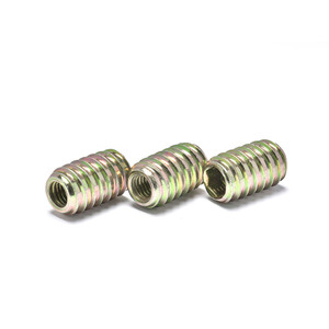 Thép Carbon Mạ Kẽm M6 M8 M10 <span class=keywords><strong>Threaded</strong></span> Ống Lót D Chèn Nut Cho Giường Gỗ Đồ Nội Thất - Product Image 6