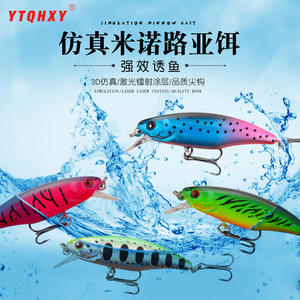 Señuelo Minnow XY-298 de 6cm y 4.3g, Señuelo Artificial de Hundimiento con Sonajero para Pesca de Lubina, Señuelo de Fondo con Simulación de Profundidad Completa - Product Image 2