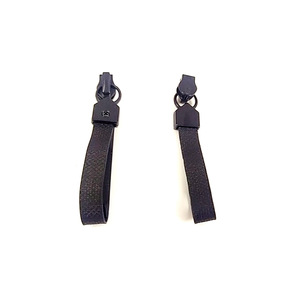 Metal Zipper Pulls Black Double Sided For Bags <b>Webbing</b> Accessory JK19 - Product Image 1