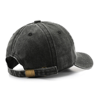 Monograma desgastado lavado, gorras deportivas con protección solar para viajar, gorras de béisbol con logotipo bordado personalizado