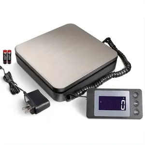 Postal Shipping Scale for Mail Packages 40kgx5g Stainless Steel Platform with Separated Ultra-clear Display Screen Indicator
