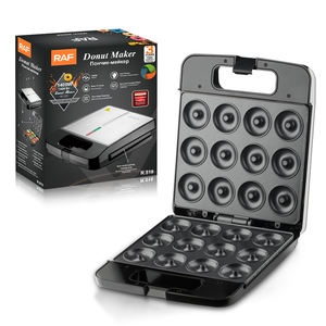 Fabricante de donuts profissional aquecimento dupla face faz 16 donuts mini donuts - Product Image 1