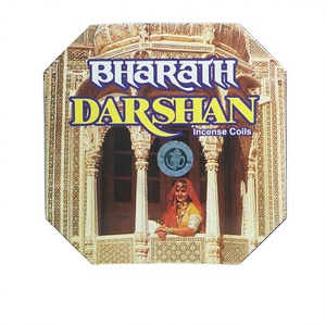 Encens en spirale Bharath Darshan, parfumé, d'origine indienne, à usage religieux, en papier, toutes saisons - Product Image 1