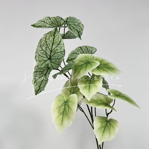<b>Artificial</b> Taro Leaf Green Plant <b>Bouquet</b> High Simulation Leaves Indoor Home Decor Wedding Arrangement Decoration - Product Image 1