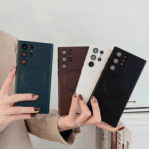 Nuovo Design con carica magnetica <span class=keywords><strong>custodia</strong></span> per cellulare Tpu Soft Cover pellicola protettiva per Samsung Galaxy S21 <span class=keywords><strong>S22</strong></span> <span class=keywords><strong>Ultra</strong></span> - Product Image 1