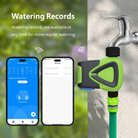 Temporizador de Riego Inteligente WiFi Tuya, IP65 Impermeable, 3/4 Pulgadas, Interruptor de Temporizador de Aspersores Inteligente, Válvula de Riego por Goteo para Jardín y Césped, Control por Aplicación