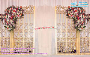 Wholesale Wrought Iron Metal Gate <b>Frame</b> for Wedding Luxury Monet <b>Backdrop</b> for Wedding Awesome Wedding Ceremony Metal Gate USA - Product Image 6