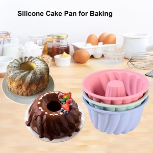 Juego de 6 Moldes de Silicona Qifeng para Pastel de Arroz al Vapor, Bizcocho Chino y Pudín de Crema, Reutilizables, Utensilios de Cocina - Product Image 5