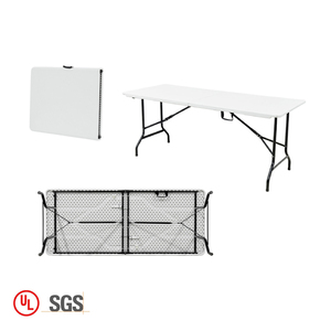 Folding Table Portable Folding Folding Table High Quality New Design 6ft Plastic Folding Table Outdoor Rectangular Portable Folding Table