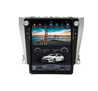 Radio de Coche Android Estilo Tesla de 12.1 Pulgadas con Reproductor de DVD y Multimedia para Toyota Camry 2012-2017, Carplay Inalámbrico, Navegación GPS