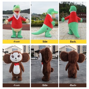 Costume Gonfiabile a Forma di <span class=keywords><strong>Orso</strong></span> Artico Fragola, Mostro a Pelo Lungo, Koala, <span class=keywords><strong>Masha</strong></span>, Tigre Teddy, Husky, Personaggi dei Cartoni Animati - Product Image 3