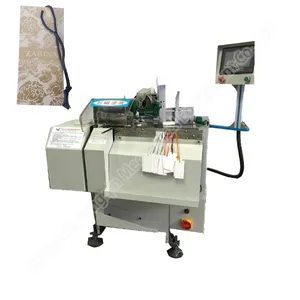 Máquina de rosqueamento de etiquetas, máquina semiautomática para fazer nó, máquina de rosqueamento de etiquetas penduradas