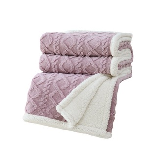 <span class=keywords><strong>Manta</strong></span> <span class=keywords><strong>de</strong></span> <span class=keywords><strong>Cama</strong></span> Personalizada <span class=keywords><strong>de</strong></span> Punto para Toda Temporada, Suave Muselina <span class=keywords><strong>de</strong></span> Felpa 100% Poliéster - Product Image 1