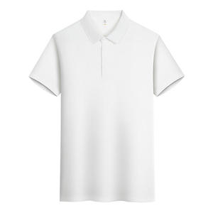 Logotipo personalizado ropa de trabajo 100% poliéster manga corta solapa verano Polos bordado personalizado Logo publicidad Polo camiseta - Product Image 1