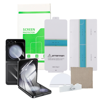 Protection d'écran hydrogel personnalisable en usine, lot de 2, avec outil d'installation, pour Samsung Galaxy Z Flip 7 6 5 4