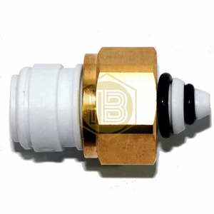 Adattatore per testa gas con valvola di non ritorno 3/8 x 1/2 (filettatura BSP) - Product Image 2