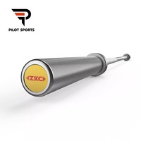 Barre de musculation certifiée IWF PILOTSPORTS, barre de compétition, barre d'entraînement professionnelle, barre technique pour hommes, femmes et enfants, alliage ZKC
