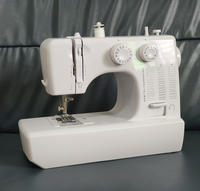 Portable Mini Home Overlock Machine à coudre aiguille unique avec longueur de point réglable Flat-Bed Lock Stitch Core Motor Component