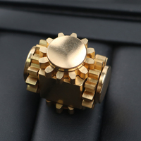 Jouet Fidget EDC pour le soulagement du stress et de l'anxiété Fidget Spinner Four Gear Cube Brass Gyro Mechanical Fidget Slider EDC Toys Gift