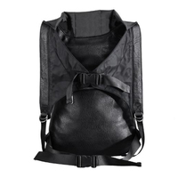 Mochila con Capucha Reversible 3D de Diseño para Mujer FIZZBAG, Negra, Divertida, Impermeable, Forro de Nailon y Cachemira, Capacidad de 20-39L, Cierre de Cremallera