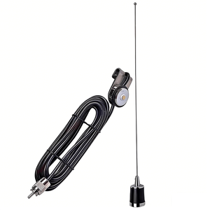 เสาอากาศวิทยุสื่อสารเคลื่อนที่แบบวิป VHF ขนาด 48.5 ซม. 136-174MHz 3.5dBi NMO สำหรับวิทยุสื่อสารสองทาง - Product Image 1