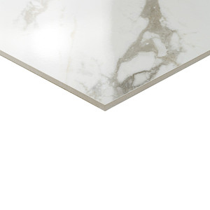 Piastrella in gres porcellanato rettificato lucido Calacatta Allure 60x120 cm per pareti e pavimenti - Product Image 2