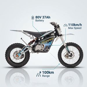 Motocicletas Cruiser Talaria X3 9000W 80V, Más de <span class=keywords><strong>70</strong></span> °   Motos Ultra Bee de 110 km/h, Carga Rápida en 3.5h, 4 Marchas, Largo Alcance - Product Image 5
