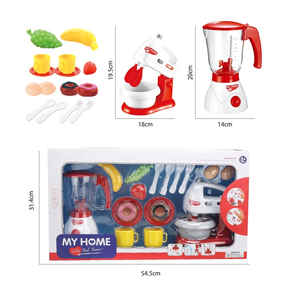 Cuisine Jouet Enfant Avec Machine à Café Et Mixeur - Jeu D'imitation Realiste 3-8 Ans